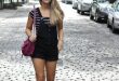 How to Style Black Overall Shorts: 15 Best Outfit ideas - FMag.c