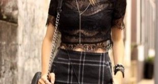 Awesome Ways To Wear Plaid Skirt Outfit (With images) | Plaid .
