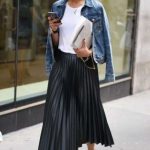 Best skirt black pleated outfit ideas #skirt (With images .