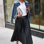 How to Style Black Pleated Skirt: 15 Low-Key Beautiful Outfit .