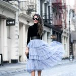 A New York Minute :: Classic timepiece & Tulle skirt | Blue tulle .