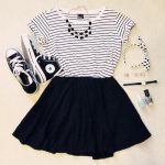 How to Style Black Skater Skirt: Best Outfit Ideas - FMag.c