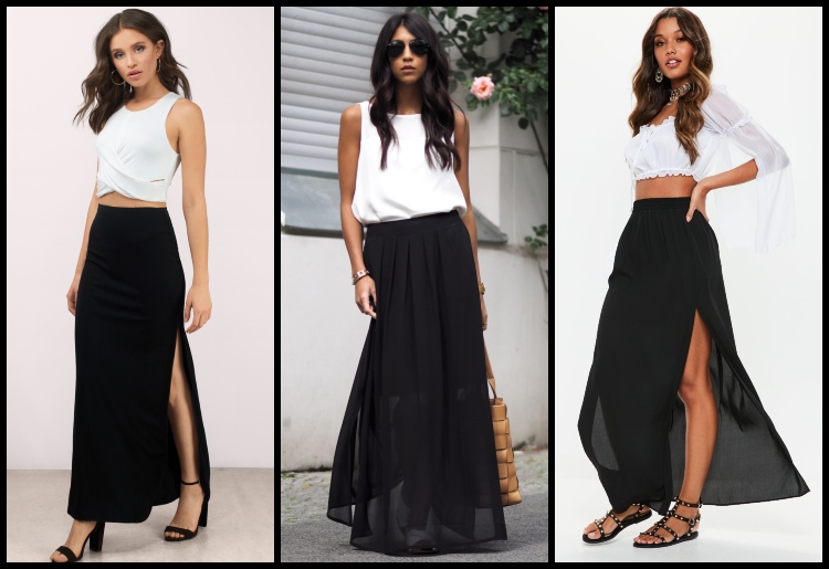 How To Wear A Maxi Skirt - 15 Different Outfit Ide