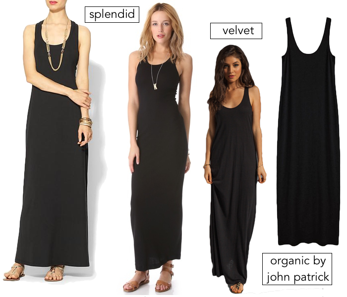 In search of : Black maxi dress under $100 & Made in the