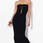 Strapless Black Jersey Maxi Tube Dress $80.00 | Tube maxi dresses .