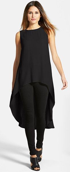 Black Tunic Dress Low Outfits