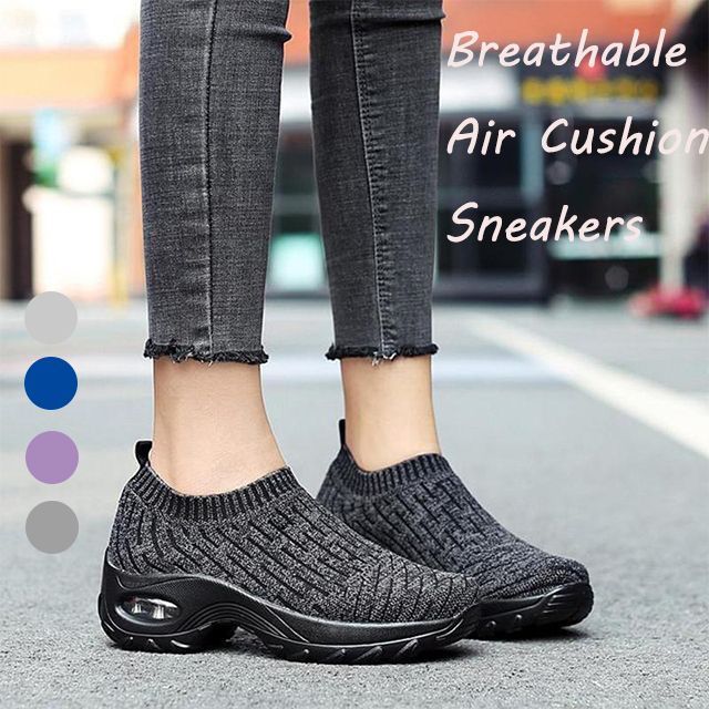 Atmungsaktive Air Cushion Shock Sneakers für Damen | Stylish .