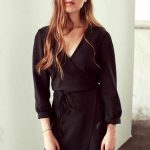 Dress Black Wrap Classy 63 New Ideas #dress | Wrap dress, Wrap .