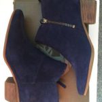 Timberland Womens Navy Blue Suede Ankle Boots Si