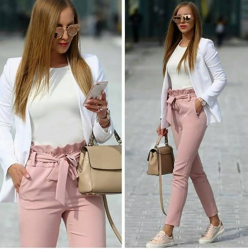 Outfit ideas in blush pink | | Just Trendy Gir