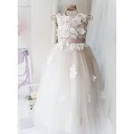 Amazon.com: Flower girl Dress, Blush Pink Flower Girl Dress, Lace .