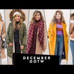 DECEMBER Outfits of the Week OOTW | Winter Outfit Ideas | Miss .