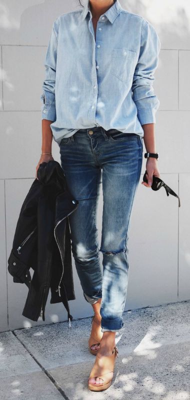 Long Over Due: Our Denim On Denim Trend File - Outfits And Ideas .