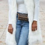 15 Best White fur vest images | White fur vest, Autumn fashion .