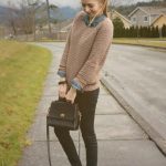 20 Sweater and Shirt Outfit Ideas for Fall | Collared shirt .