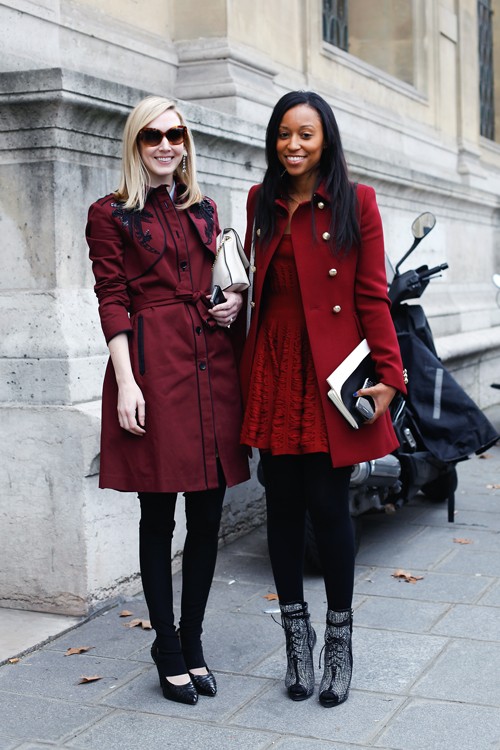 Burgundy Coat Outfit Ideas for
  Women