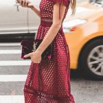 Burgundy lace midi dress | Fashion, Dresses, Sty