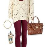 How to Wear Burgundy Leggings: Top 13 Outfit Ideas to Look Tall .