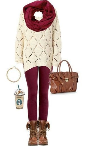 How to Wear Burgundy Leggings: Top 13 Outfit Ideas to Look Tall .