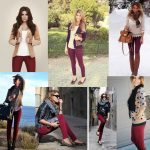 burgundy pants outfit ideas - Google Search | Outfits with .