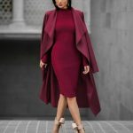 Burgundy Dress Outfit – Fashion dress