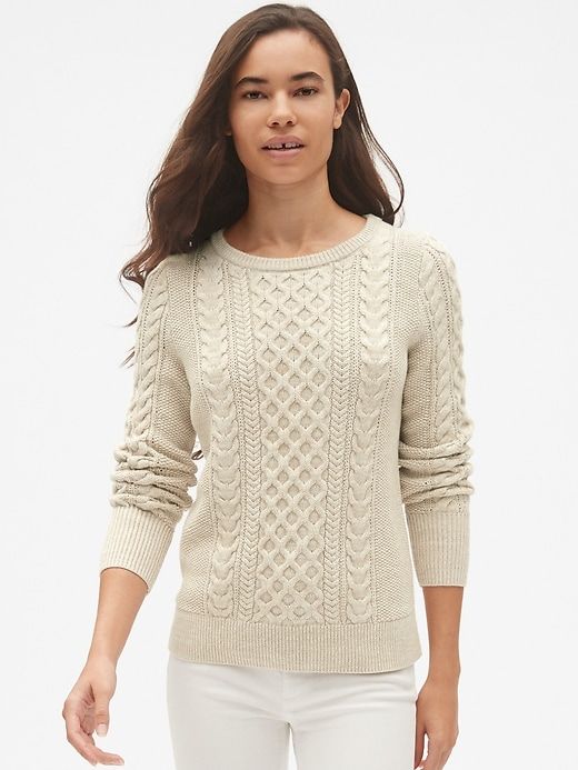 Cable Knit Sweater for Women