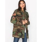 Polo Ralph Lauren Camo Twill Military Jacket ($410) ❤ liked on .