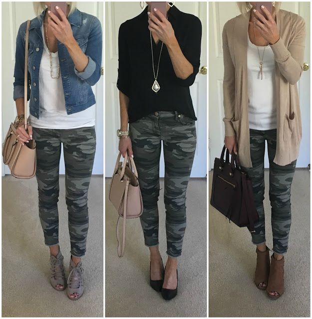 Camo Jeans Outfit Ideas | Camo jeans outfit, Fashion, Pants for wom