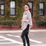Fall wardrobe: the poncho sweater (options for petites) | Poncho .