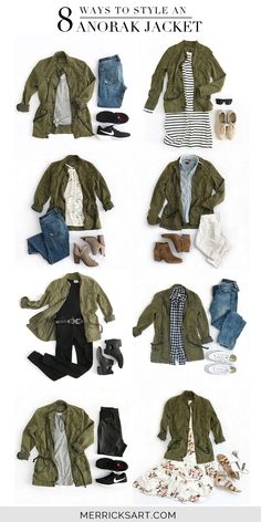 102 Best Green cargo jacket images | Autumn fashion, Fall outfits .