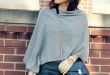 How to Style a Cashmere Poncho | WorkCh