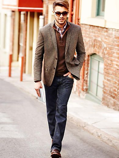 Tweed Blazer And Jacket Looks For Men | Casual sport coats, Sports .