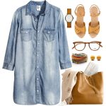 Outfit Ideas with Denim Dresses - Outfit Ideas