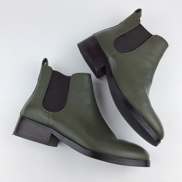 Cole Haan Shoes | Chelsea Boots Olive Green Womens Size 5 | Poshma