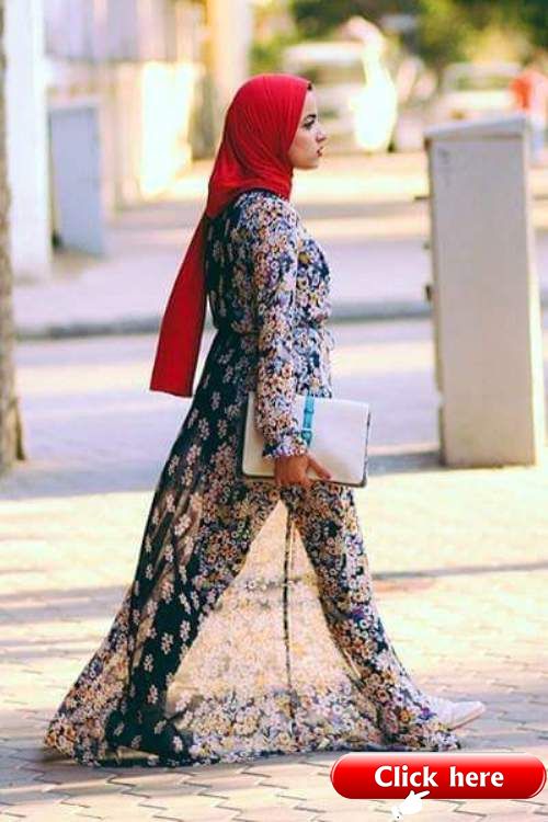 long chiffon cardigan hijab look- Hijabista fashion looks www .