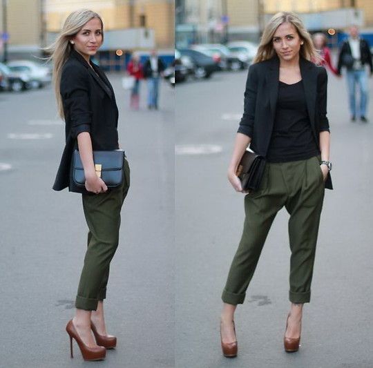 wear to work -- where can I get chinos like this?! #style #fashion .