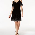 MSK Beaded Cold-Shoulder Cocktail Dress & Reviews - Dresses .