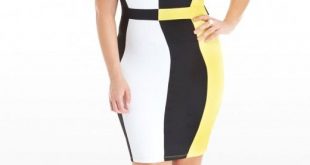 Plus Size Marigold Color Block Dress | Fashion To Figure | Outfit .