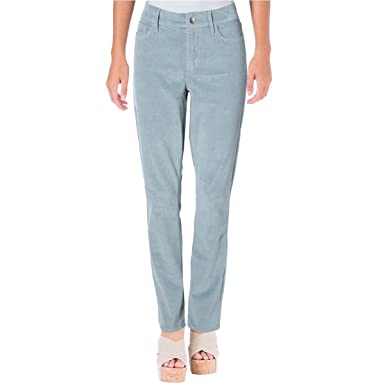 Amazon.com: NYDJ Womens Corduroy Slim Corduroy Pants Blue 14: Clothi
