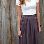 MSF1980 - Cotton Skirt | Skirt outfits modest, Modest outfi