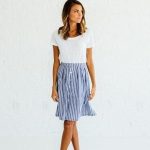 DETAILS: Perfect summer to fall transition skirt 100% Cotton/woven .