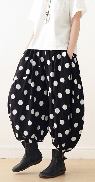 Women wide leg pants Cotton tunic pattern Fun Fashion Ideas black .