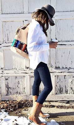 50 cute outfits to wear with cowboy boots | Fashion, Style, Winter .