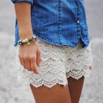 21 Outfit Ideas On How To Wear Lace Shorts | Indian Fashion Blog .