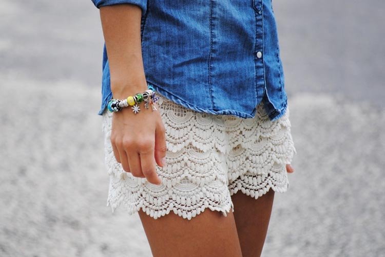 21 Outfit Ideas On How To Wear Lace Shorts | Indian Fashion Blog .