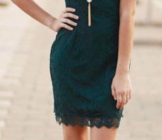 How to Style Dark Teal Dress: 15 Amazing Outfit Ideas - FMag.c