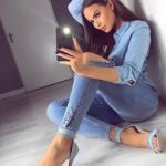 How to Style Denim Heels: 13 Stylish Outfit Ideas for Women - FMag.c