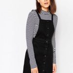 How to Wear Denim Pinafore Dress: 15 Best Outfit Ideas - FMag.c