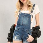 18 Distressed Denim Jumpsuit And Romper Outfit Ideas - Styleohol