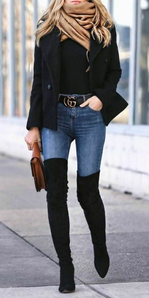 40 Thigh High Boots Outfit Ideas That Are Easy to Co